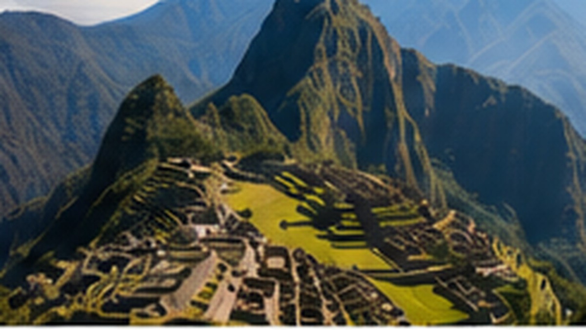 Paisagem do Vale Sagrado no Peru.